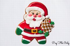 Gingerbread Cookie Christmas Sublimation Clipart Bundle PNG Product Image 4