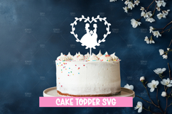 Wedding cake topper, Paper Cut, Wedding SVG Product Image 1