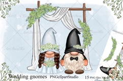 Wedding Gnome Clipart Product Image 1