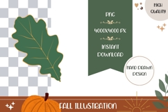 Fall Leaves Illustration, Autumn Leaves PNG, Autumn PNG Product Image 1