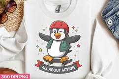 All About Action PNG, Cute Animal Sublimation PNG Product Image 2