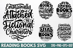 Reading Books SVG Product Image 1