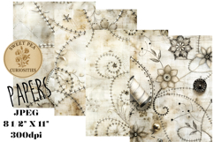 Grunge, Sewing, Mixed Media, Papers, Junk Journal Product Image 1