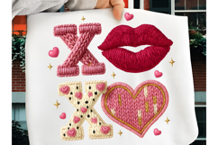 XOXO Knit PNG, Xoxo Yarn PNG, Trendy Valentine PNG, Love Product Image 2