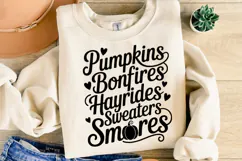 Pumpkin Bonfires Svg | Halloween Svg | Shirt Svg Product Image 2
