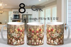 Vintage Easter &amp; spring | Sublimation Mug design Bundle, PNG Product Image 1