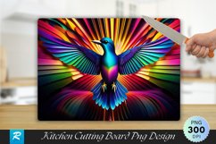3D Bird Cutting Board Sublimation Design Product Image 1
