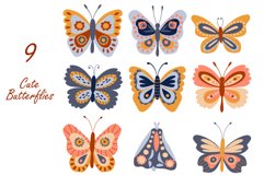 Cute Butterflies SVG Product Image 2