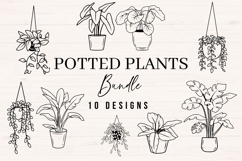 Potted Plants, Garden svg Bundle Product Image 1