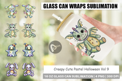 Glass Can Creepy Cute Pastel Halloween Product Image 1