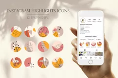 12 Instagram Story Highlight Icons ! eps jpg png Product Image 1