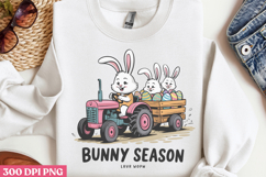 Bunny season PNG, Retro Easter Sublimation PNG Product Image 2