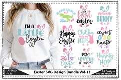 Easter Svg Design Bundle, Happy Easter Svg, Bunny Svg Product Image 1