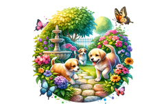 Cute Dog Clipart - PNG File Product Image 1
