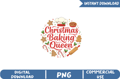 Holiday Baking Sublimation, Christmas Baking Png Product Image 1