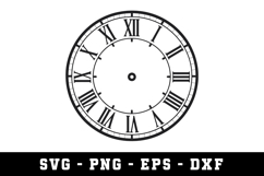 Clock SVG | SVG Cut files | Cricut Product Image 1