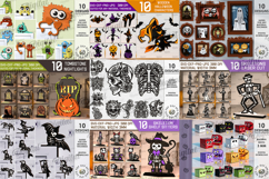 3D Halloween Mega bundle laser cut. Spooky home decor SVG Product Image 2