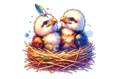 Cute Eagle Clipart - PNG File Product Image 2