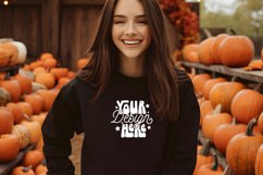 Gildan 18000 Black Mockup, Halloween Gildan 18000 Mockup Product Image 1