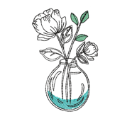 Monstera &amp; Rose Embroidery Designs Bundle 4x4 Hoop, Botanica Product Image 2