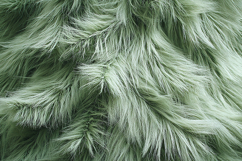 Sage Green Faux Fur Texture Background, Fluffy Fiber Product Image 1