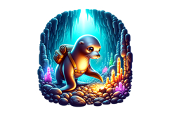 Cute Sealion Clipart - PNG File Product Image 1