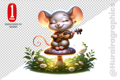 Cute Mouse Clipart - PNG File Product Image 2
