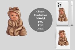 Baby Illustration, Baby Clipart, Planner Clipart Product Image 1
