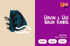 Haven &amp; Hue Boho Floral Monogram Product Image 1