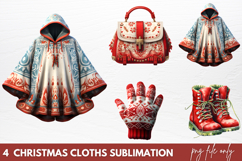 Christmas Cloths Sublimation Clipart PNG Product Image 1