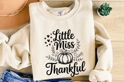 Little Miss Thankful Svg | Thanksgiving Svg | Shirt Svg Product Image 2