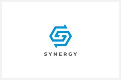 Synergy Letter S logo design vector template Product Image 1