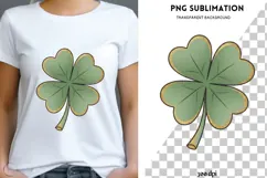 Lucky Patrick clipart png design for T-shirts Product Image 1