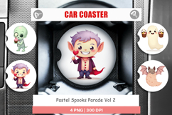 Car Coaster Pastel Spook Parade Product Image 1