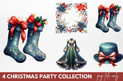 Christmas Party Collection PNG Product Image 1