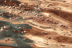 Liquid Copper Metallic Sparkle Texture Background JPG Product Image 1