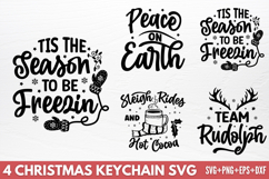 Christmas Keychain SVG Product Image 1