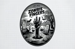 Halloween Potion Sublimation PNG, Est. 1873 zombie fingers Product Image 1