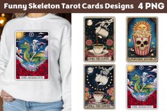Funny Skeeleton Tarot Cards Designs Product Image 1