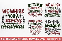 Christmas Kitchen Towels SVG Product Image 1
