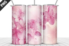 Flowers Tumbler Wrap | Sublimation Design | Tumble PNG Product Image 1