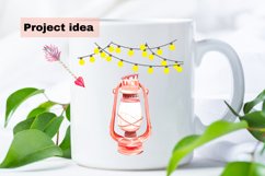 Vintage Lanterns, Victorian Clipart, Watercolor Lanterns Product Image 4