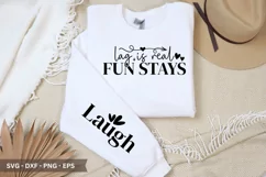 Lag is Real Fun Stays SVG - Video Game T-Shirt Design Product Image 1