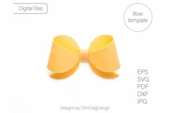 Pinch bow svg Pinch bow template Hair bow svg Hairbow PDF Product Image 8