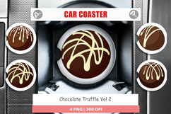 Car Coaster Chocolate Truffle Product Image 1