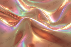 Iridescent Holographic Fabric Shine Texture Background Product Image 1