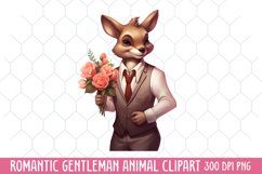 Romantic Gentleman Animal Sublimation Product Image 1