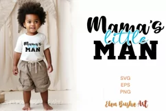 Mom's little man svg, Mama and Mini SVG, Mom Life svg, Mothe Product Image 1
