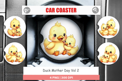 Car Coaster Duck Mother&#039;s Day Product Image 1