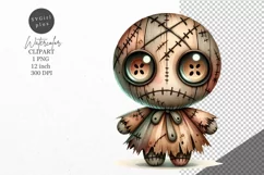 Halloween clipart, Halloween doll clipart, Kids Halloween Product Image 1